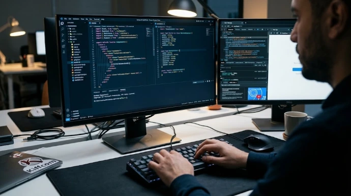 Full Stack Developer Coding
