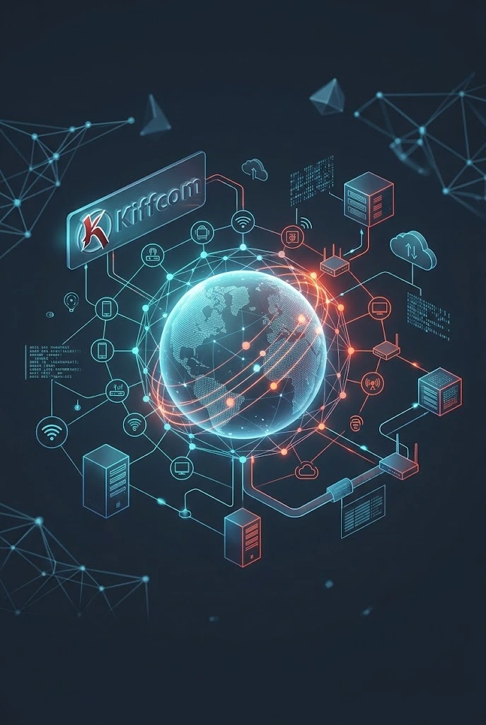 Global Tech Network Concept